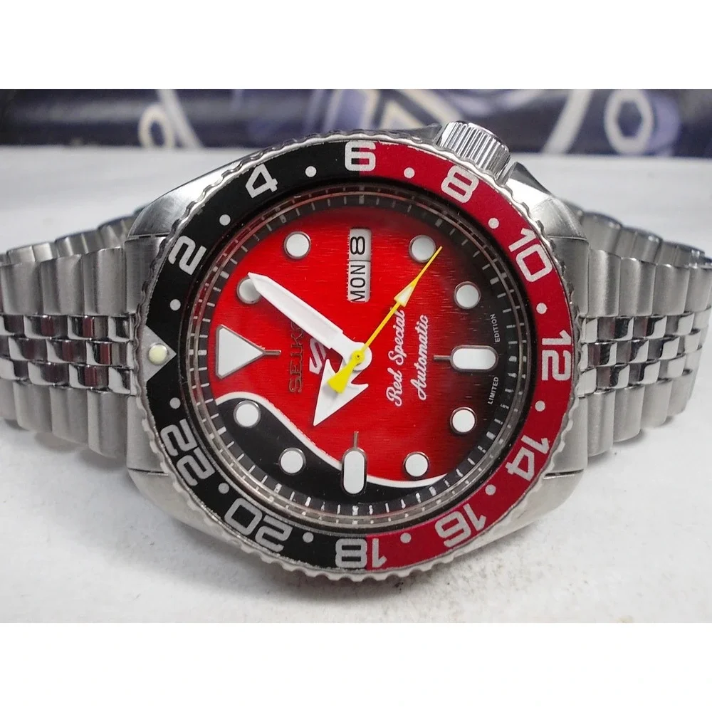 SEIKO 150M DAY/DATE AUTOMATIC MENS WATCH 6309-7290 'RED SPECIAL' (SN 400092)